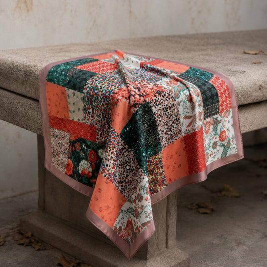 FLR-5013 Flora Patchwork Mini Fular